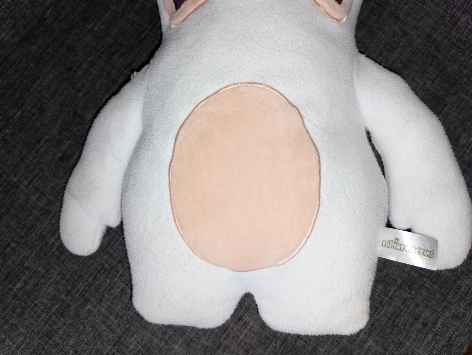 Pelúcia grande de Coelhos Crétinos Ubisoft branca de 60 cm – photo 3